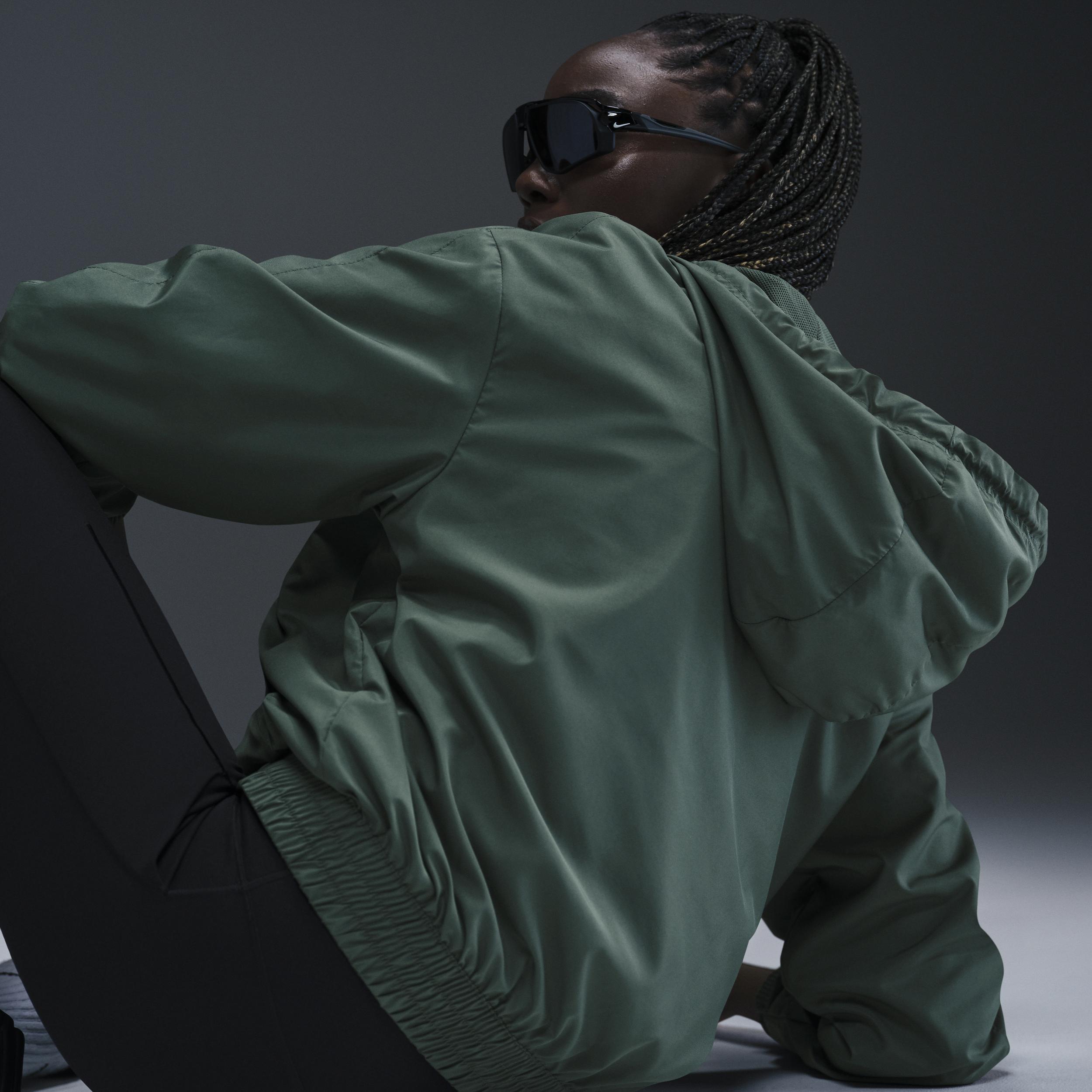 Womens Nike Sportswear Classic Wovens Loose UV Hooded Jacket Product Image