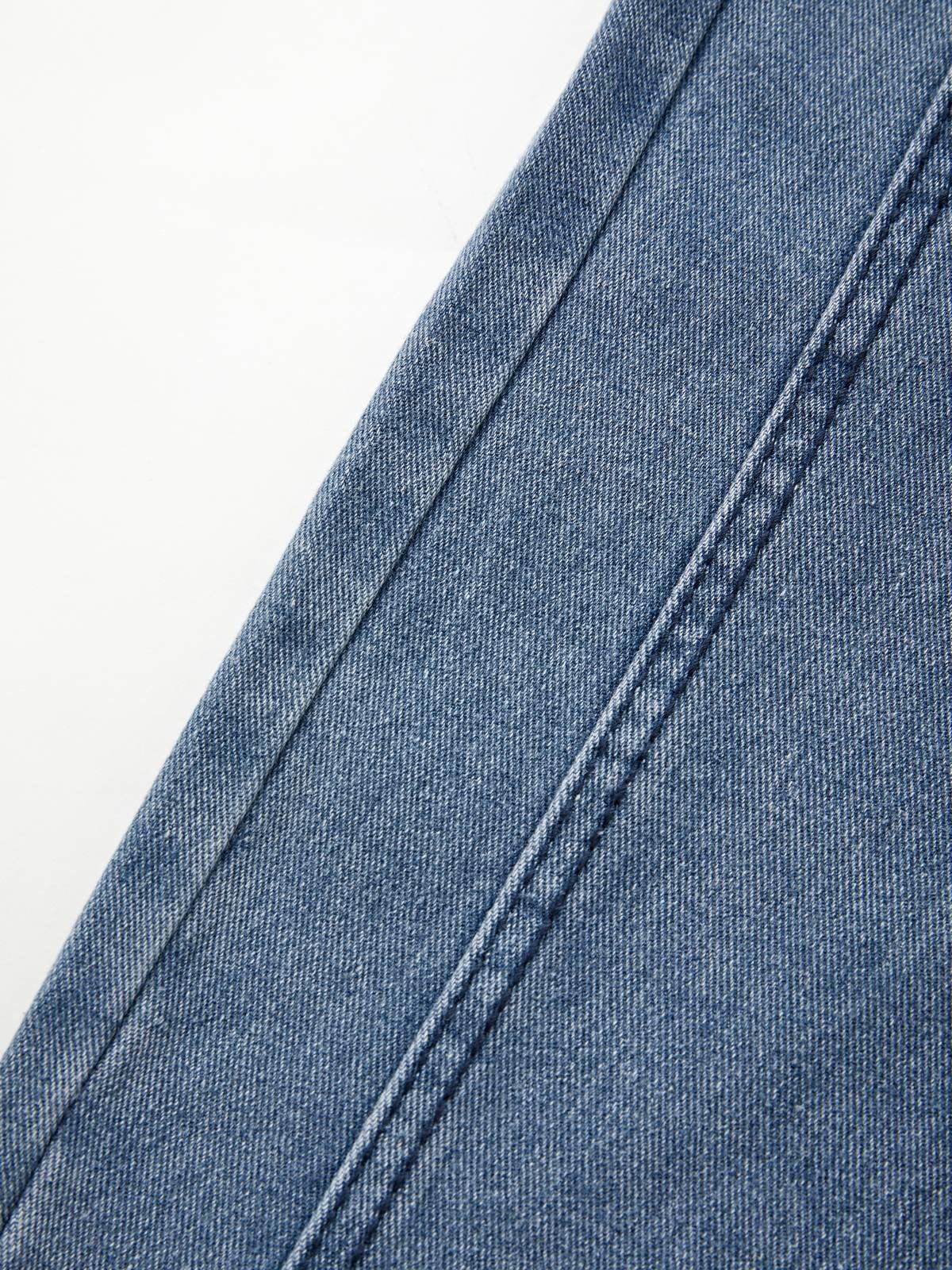 Men's Vintage Washed Loose Jeans Product Image