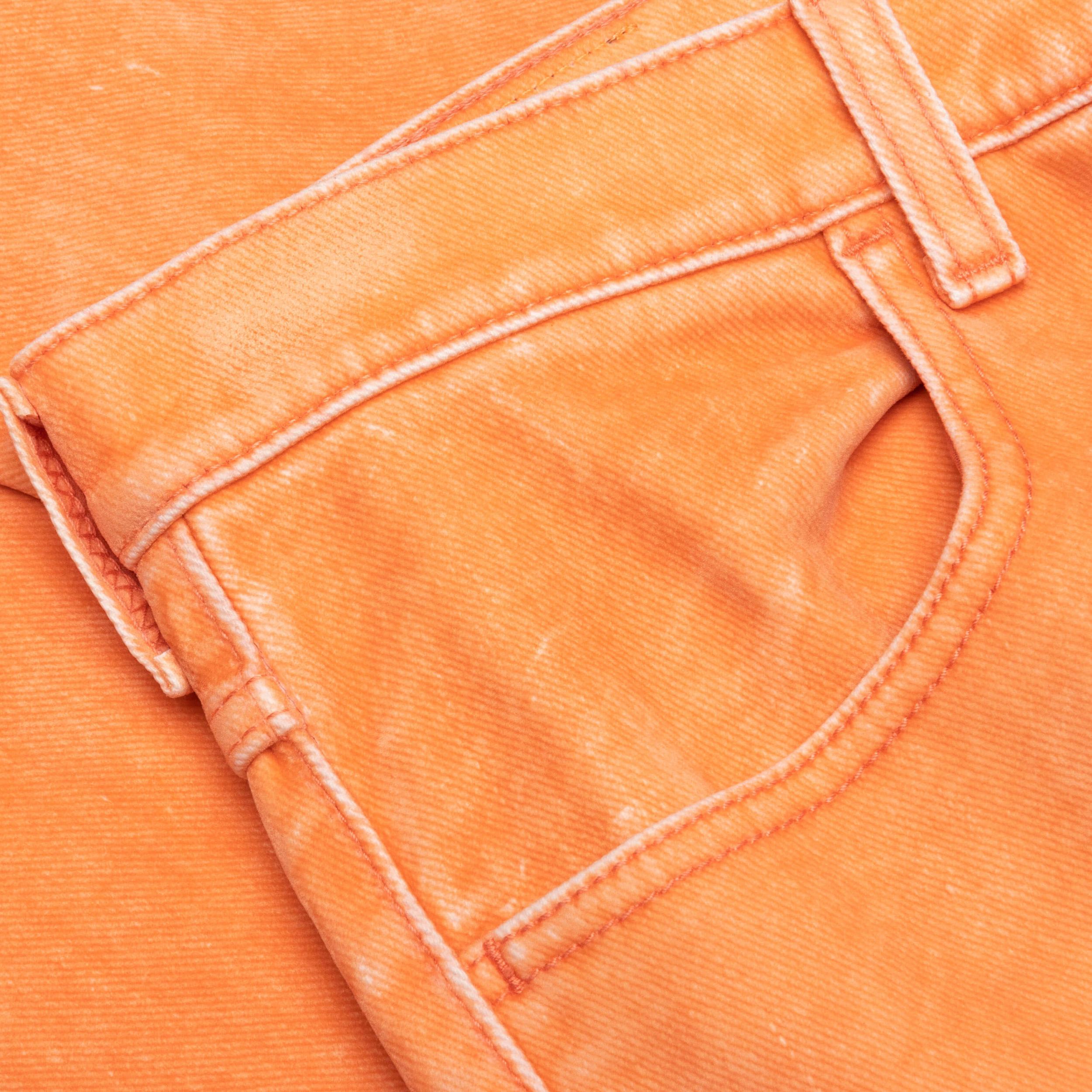 Flared 5 Pocket Trousers - Light Orange Male Product Image
