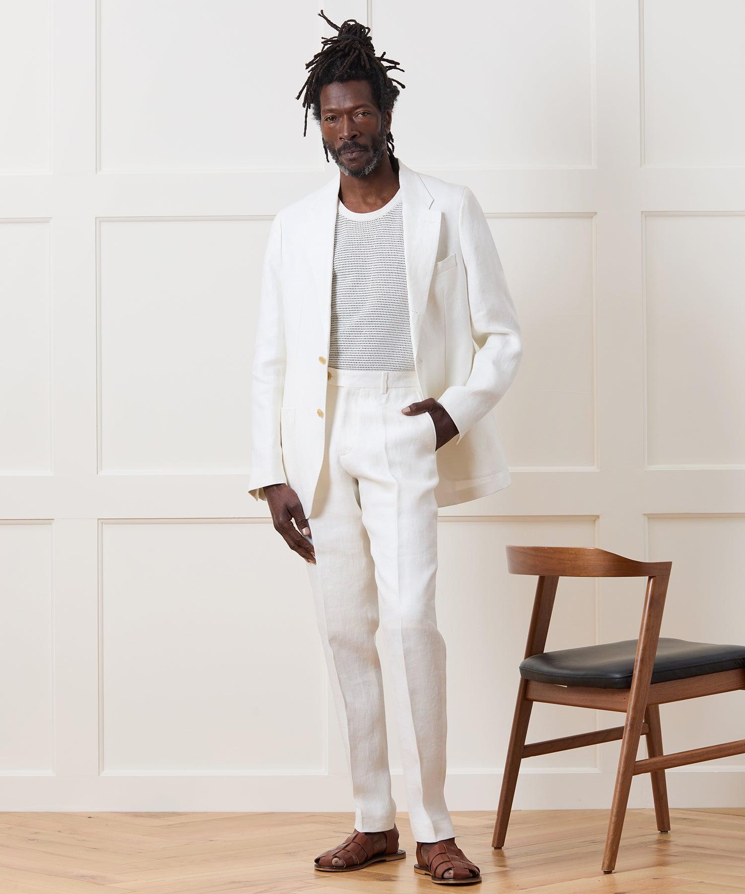 Italian Linen Slim Madison Suit Product Image