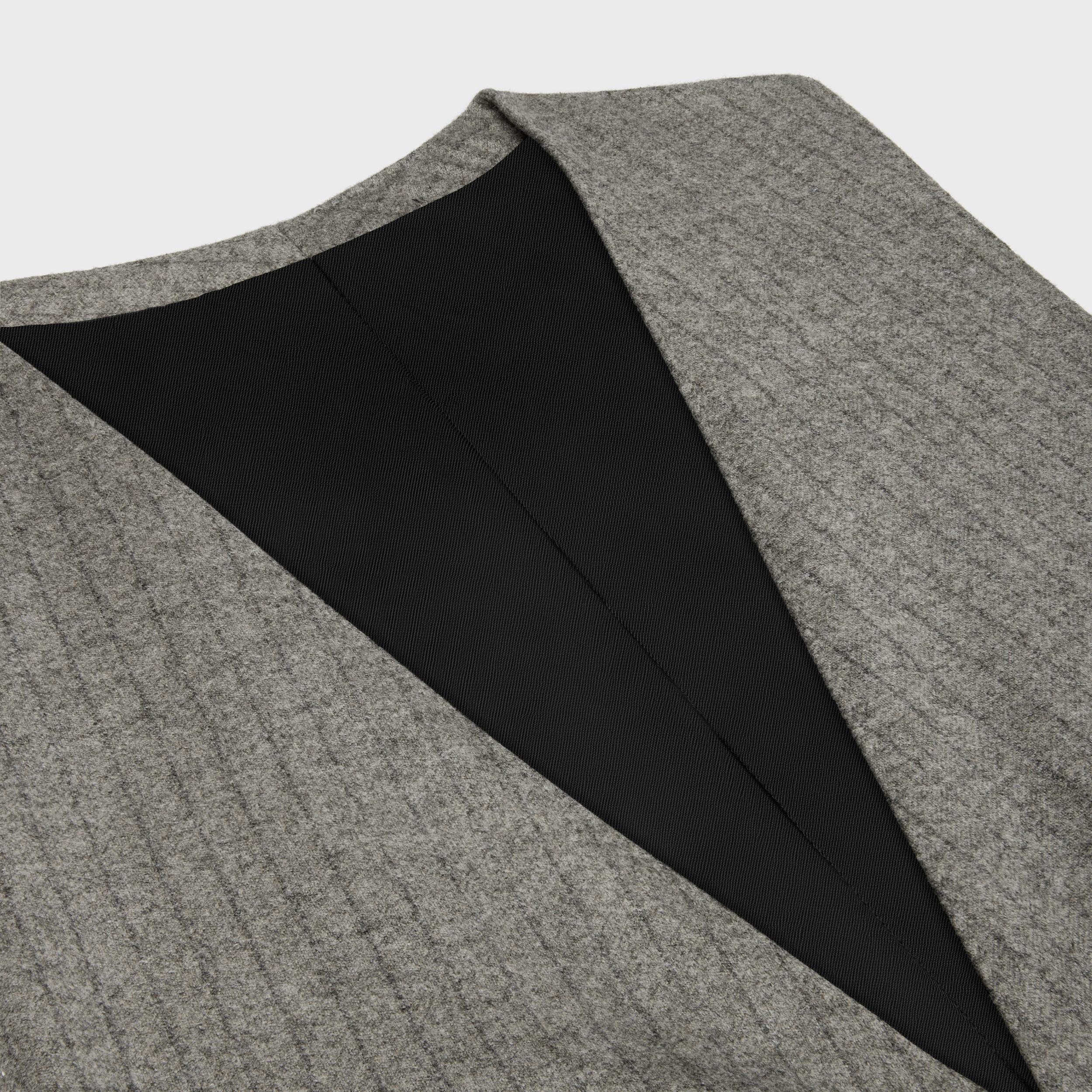 vest in striped flannel Product Image