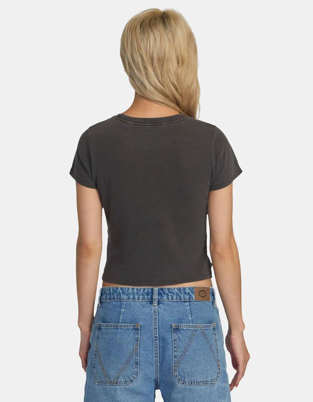 RVCA 411 Womens Crop Tee Product Image