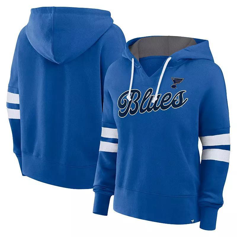 Women's Fanatics Red Chicago Blackhawks Seize Fleece Pullover Hoodie, Size: Small Product Image