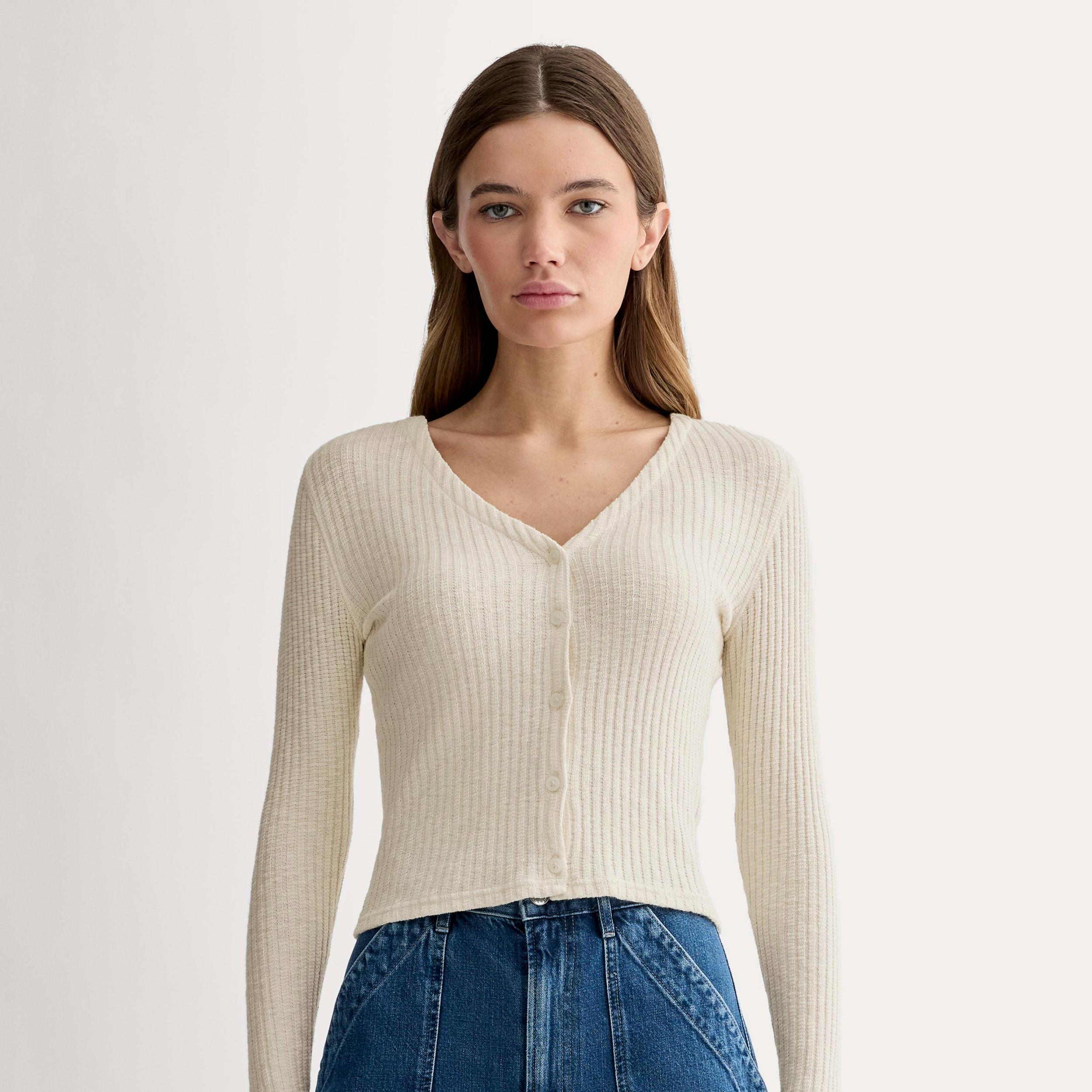 Womens Cozy Rib Cardigan by Everlane Product Image