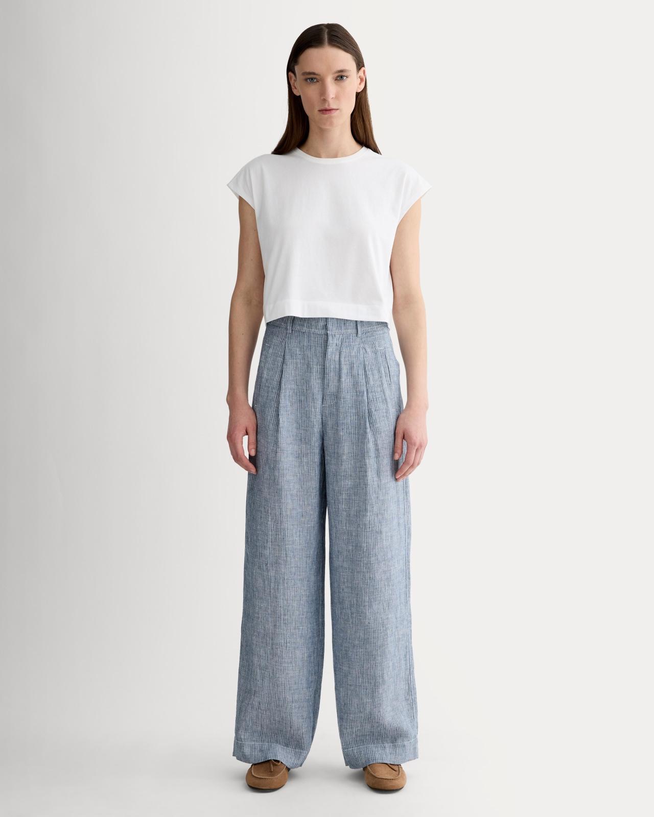 Womens Linen Way-High Drape Pant by Everlane Product Image