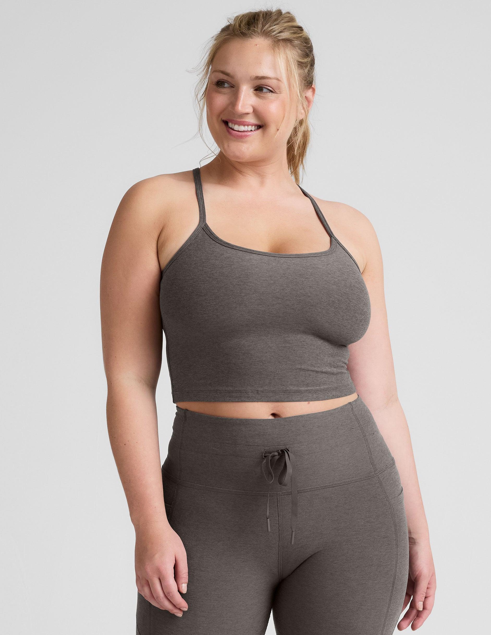 Spacedye Slim Racerback Cropped Tank Product Image