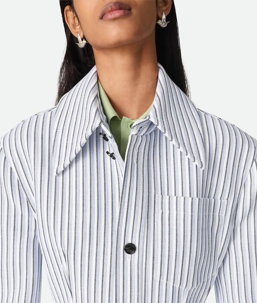 Women's Light Fine Cashmere Polo in Aquamarine Product Image
