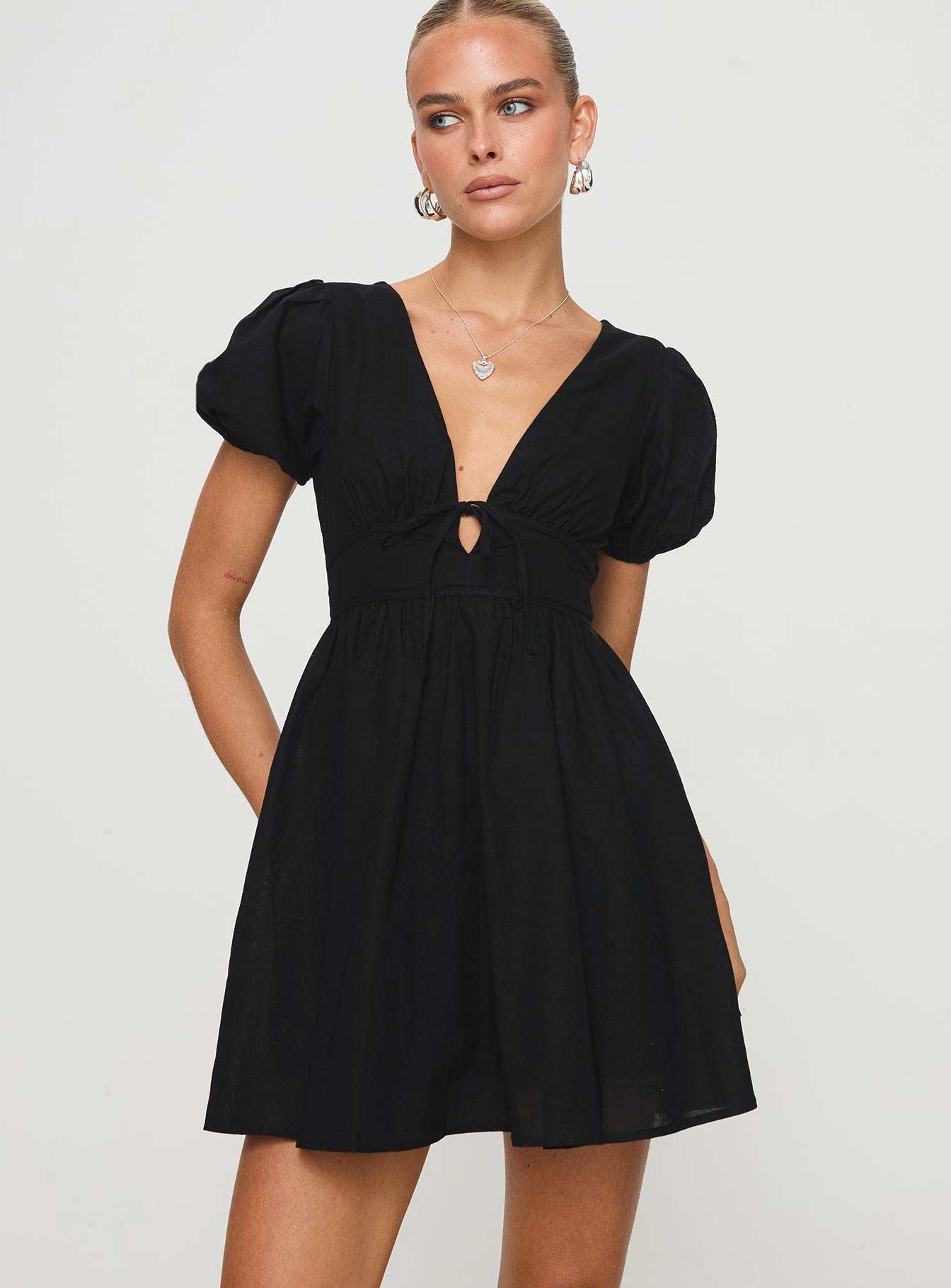 Raleigh Mini Dress Black Product Image