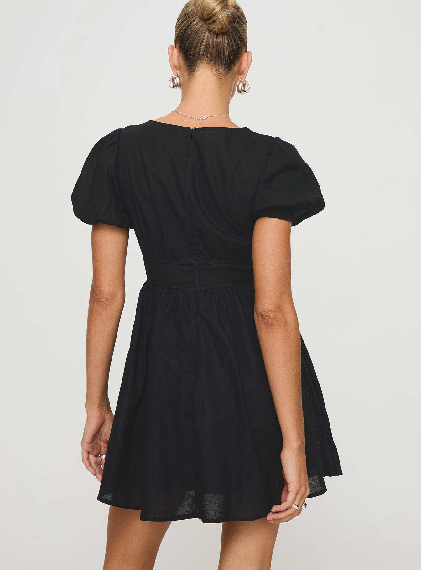 Raleigh Mini Dress Black Product Image