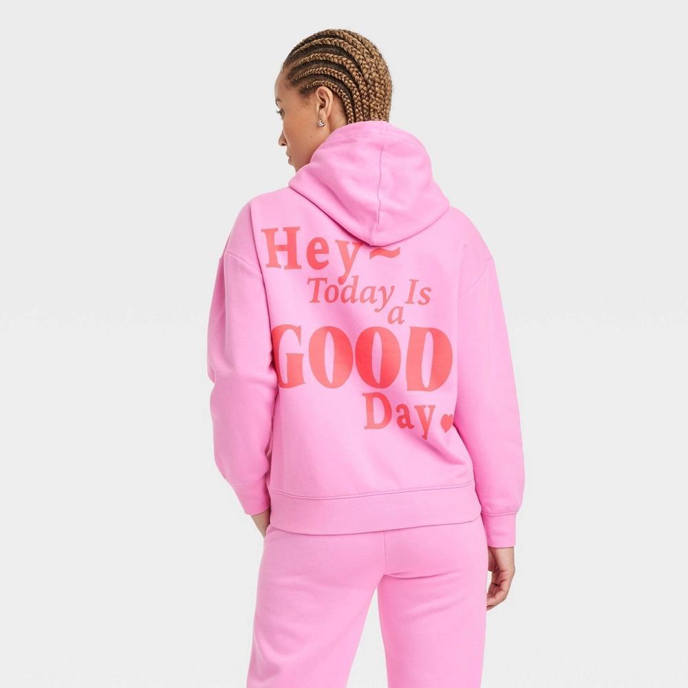 Womens Leisure Studio Graphic Hoodie Pullover Sweatshirt - Universal Thread XS Product Image