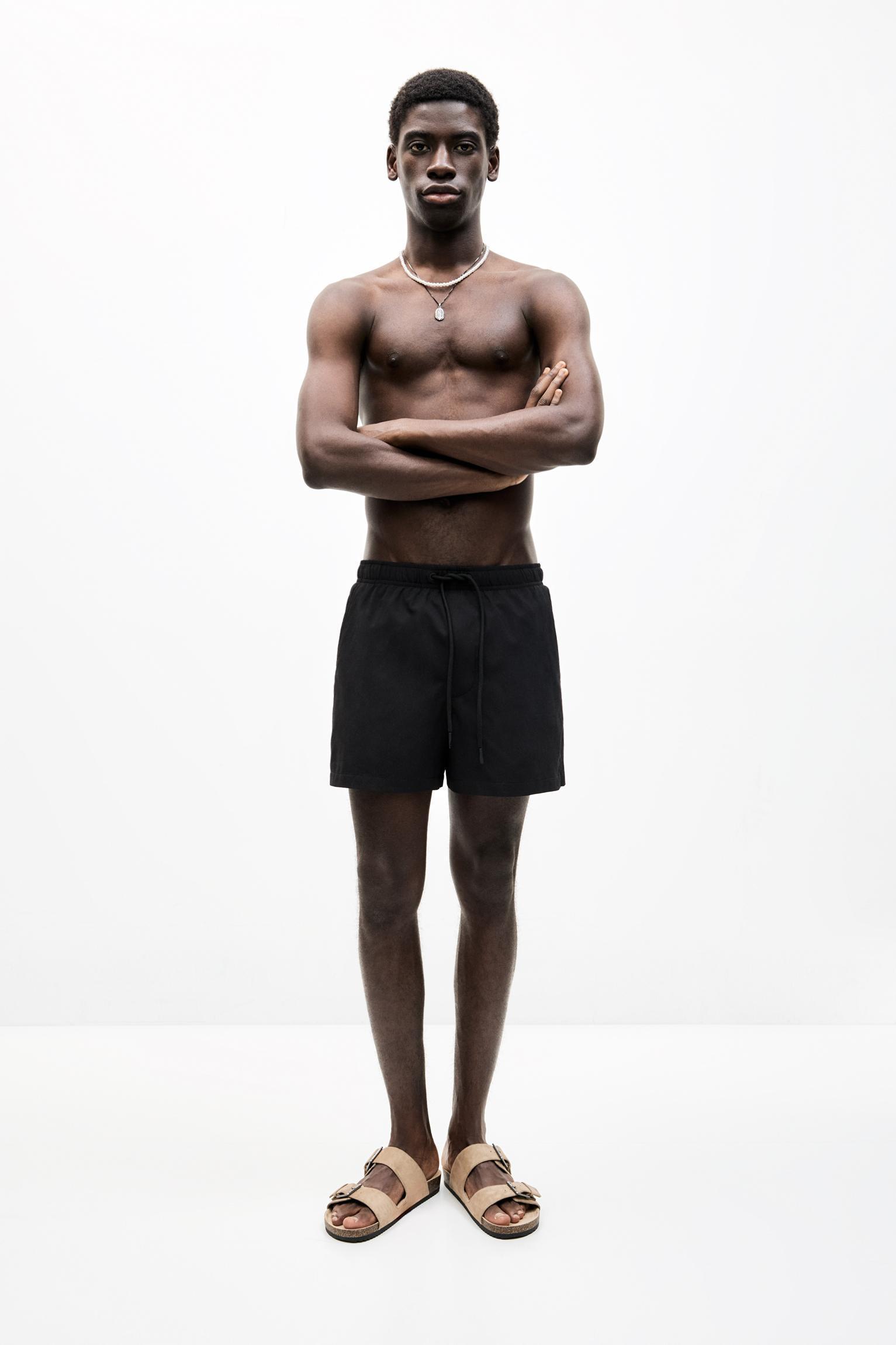 Textured fabric board shorts Product Image
