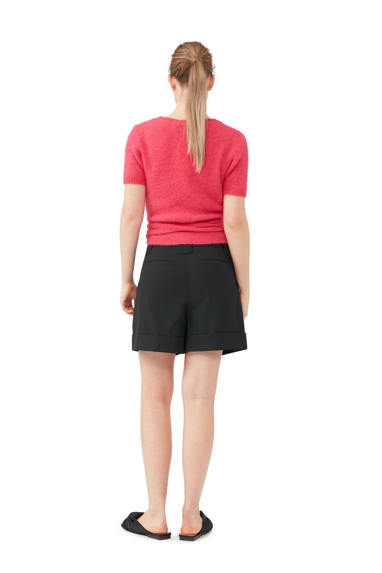 Drapey Melange Shorts Product Image