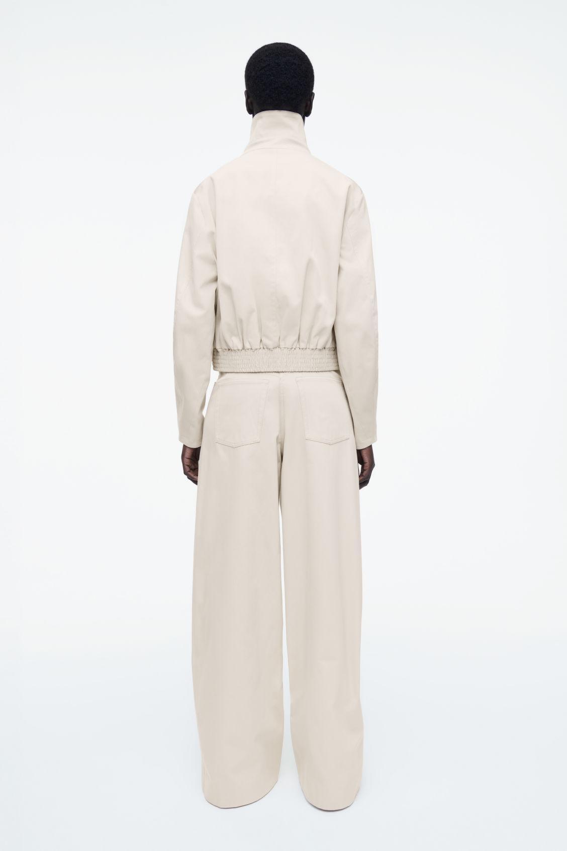 WIDE-LEG COTTON PANTS Product Image