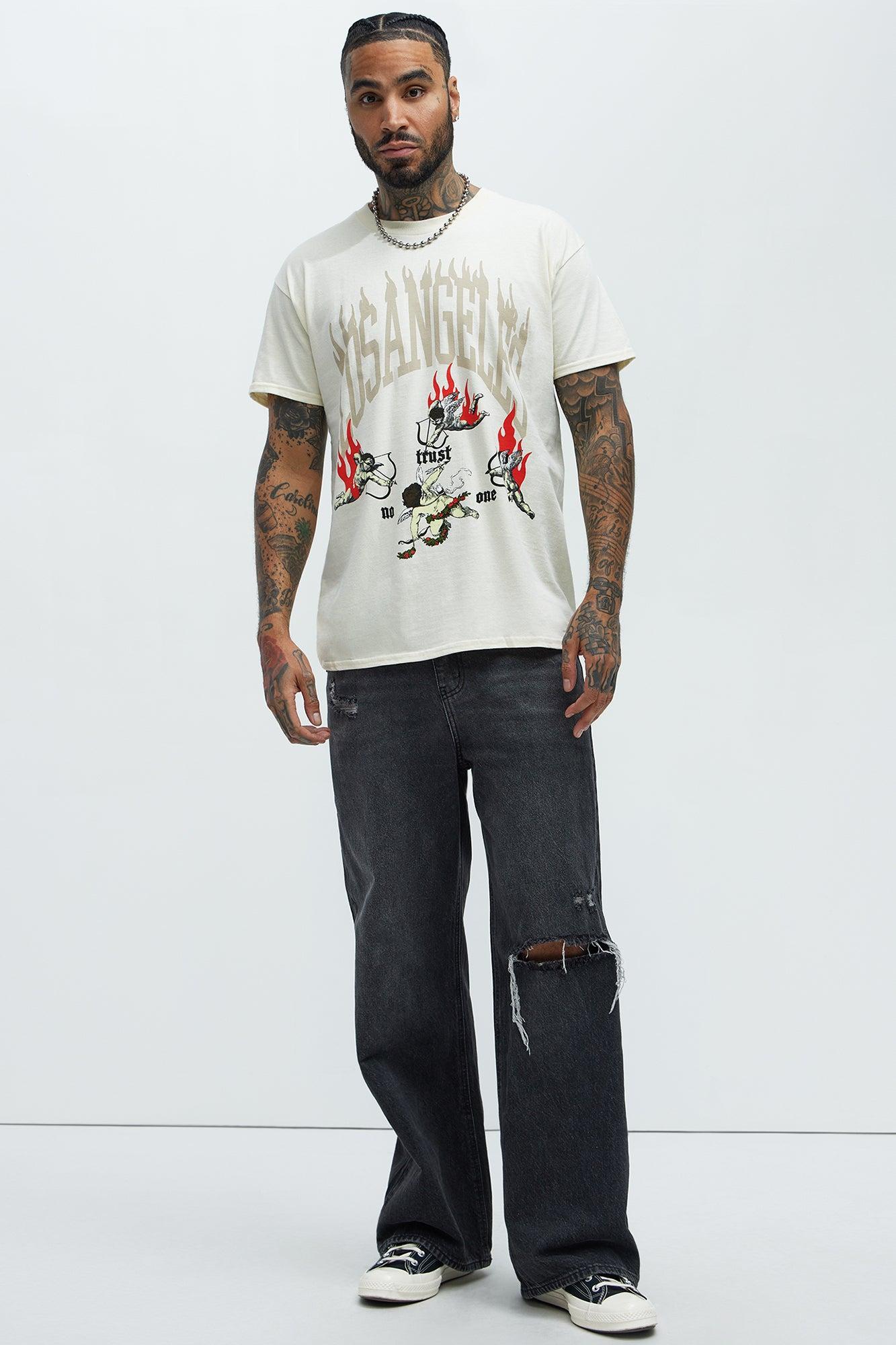 Give In Trust Short Sleeve Tee - Natural/Combo Product Image