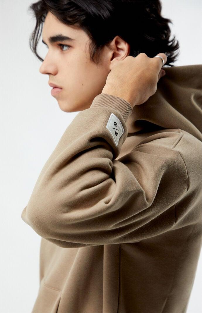 Men's Solid Hoodie - Product Image