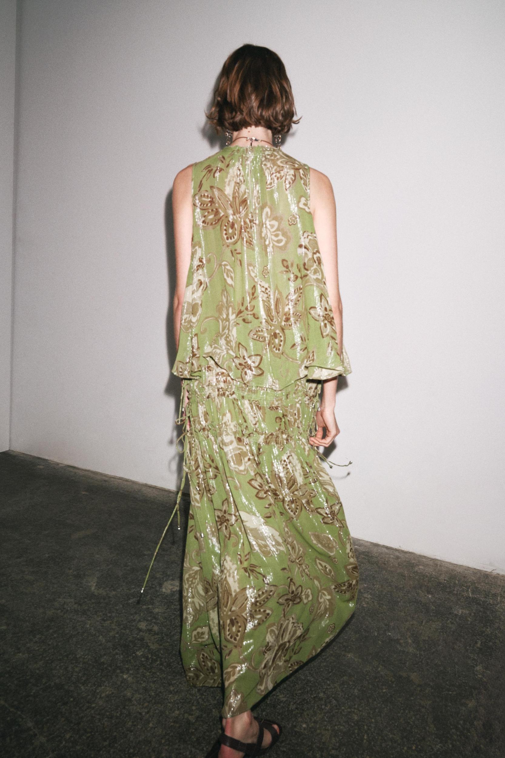 ZW COLLECTION PRINTED SKIRT Product Image