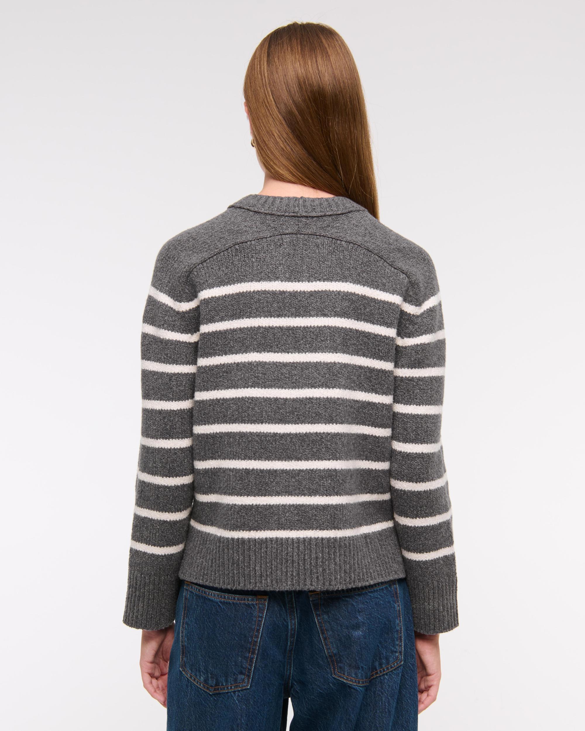 The A&F Madeline Textural Crew Sweater Product Image