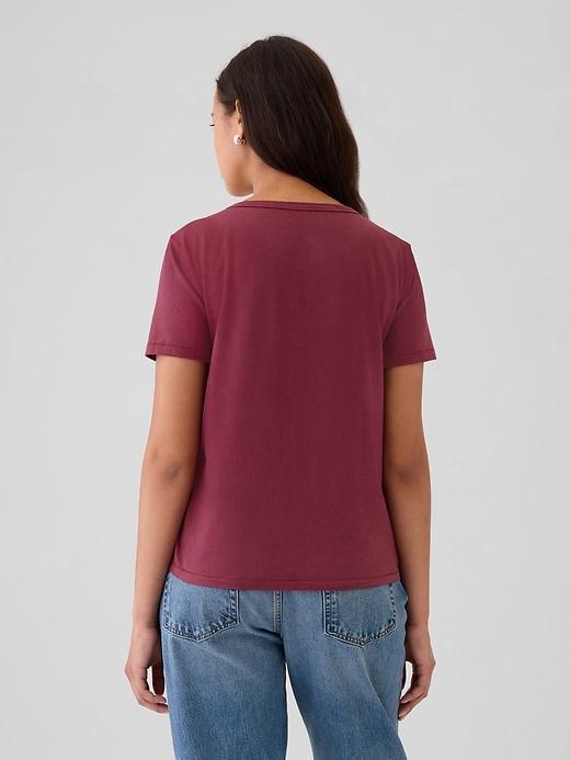 Organic Cotton VintageSoft V-Neck T-Shirt Product Image