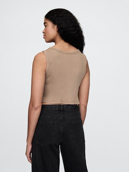 Cropped Rib Top Product Image