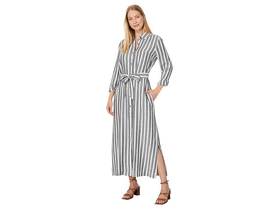 Womens Annalise Stripe Maxi Shirtdress Product Image