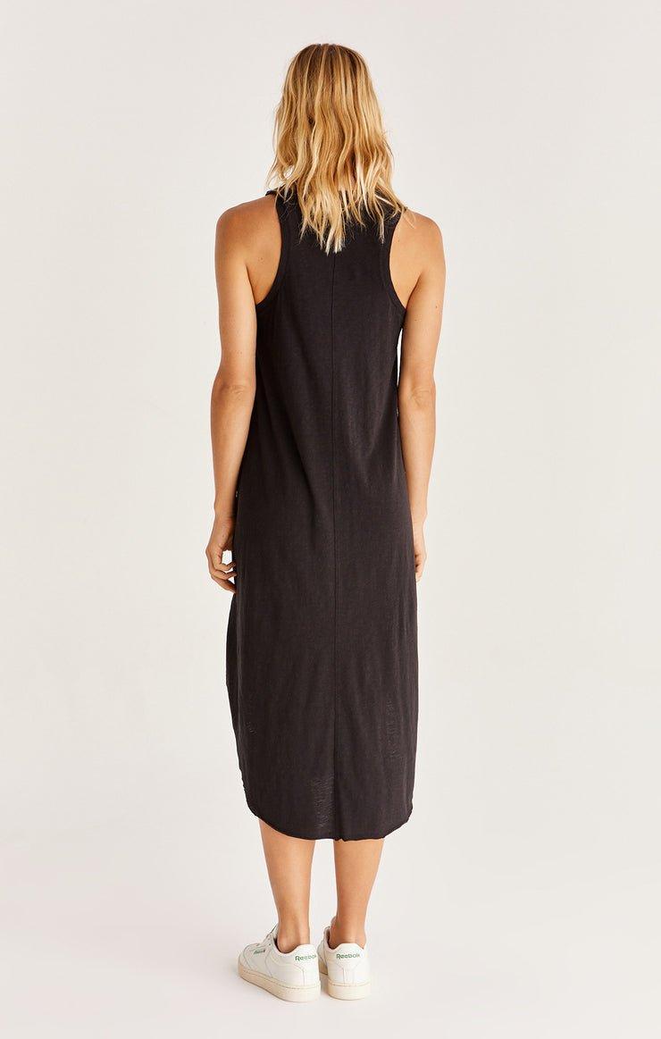 REVERIE SLUB MIDI DRESS Product Image
