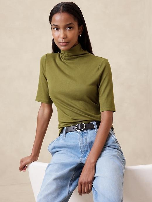 Soft Luxe Turtleneck Top Product Image