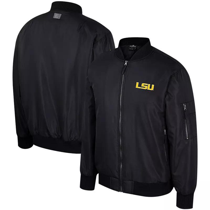 Mens Colosseum Arkansas Razorbacks Full-Zip Bomber Jacket Product Image