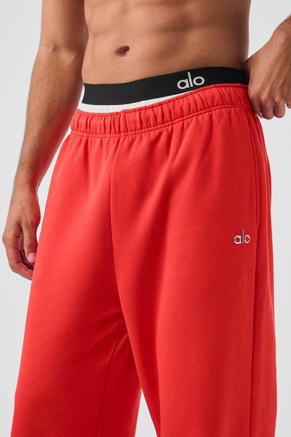 Accolade Straight Leg Sweatpant - Red Hot Summer Male Product Image