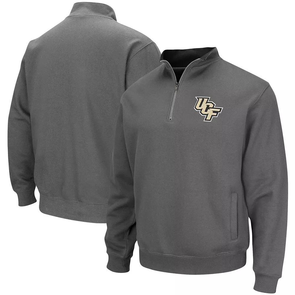 Mens Colosseum Charcoal UCF Knights Tortugas Logo Quarter-Zip Pullover Jacket Product Image