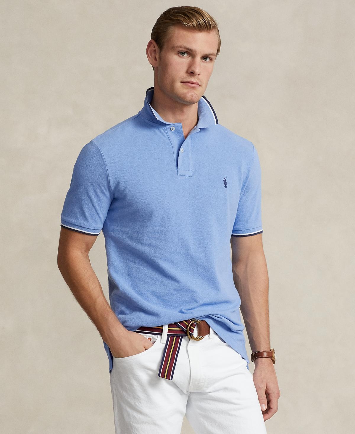 Mens Cotton Polo Shirt Product Image