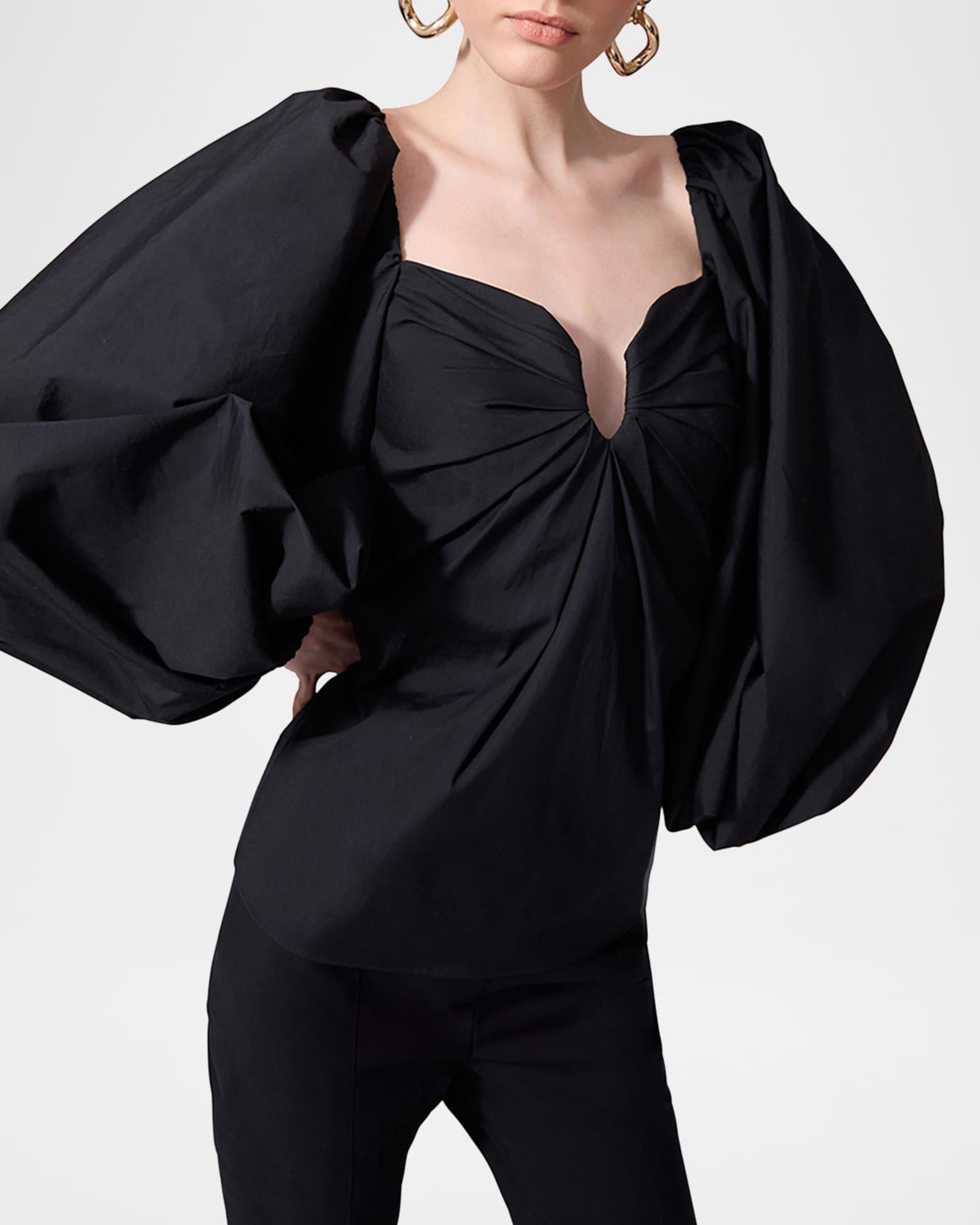 Sweetheart Balloon-Sleeve Top Product Image