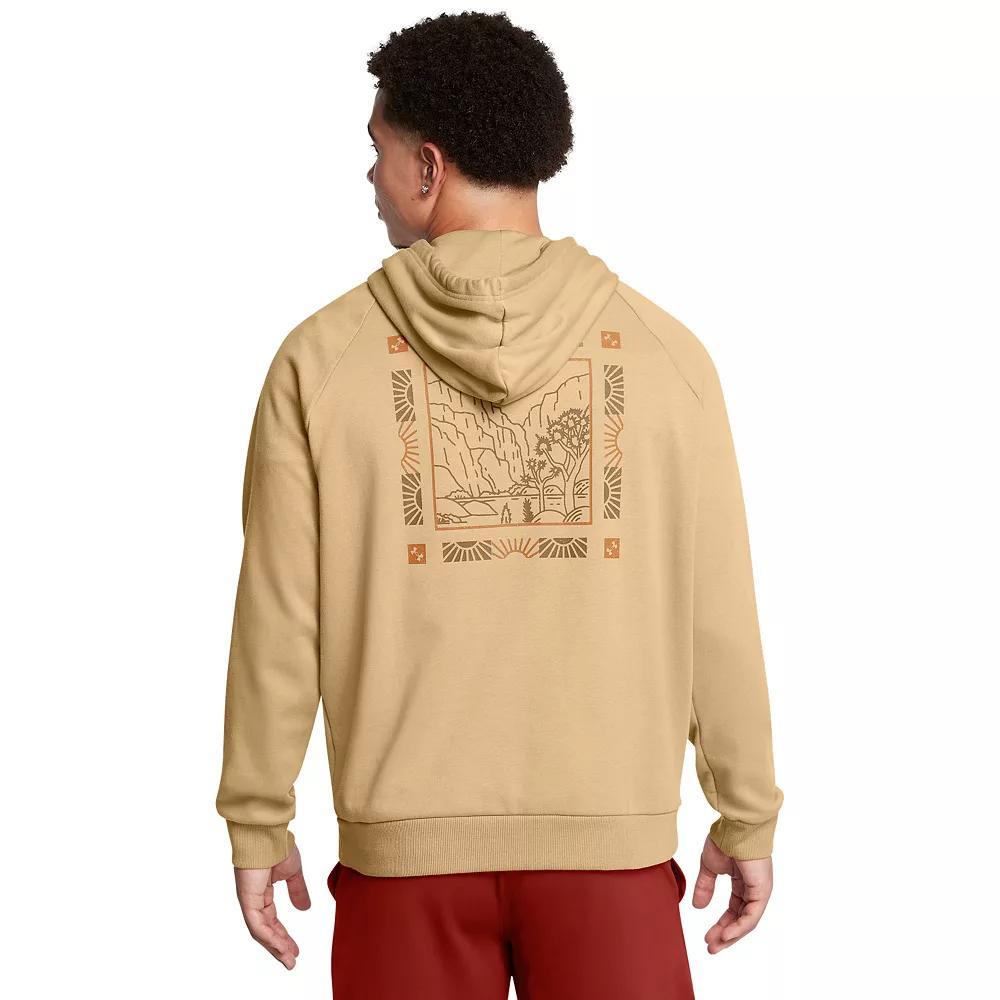 Men's Under Armour Rival Mountain Hoodie, Size: XXL, Brown Product Image