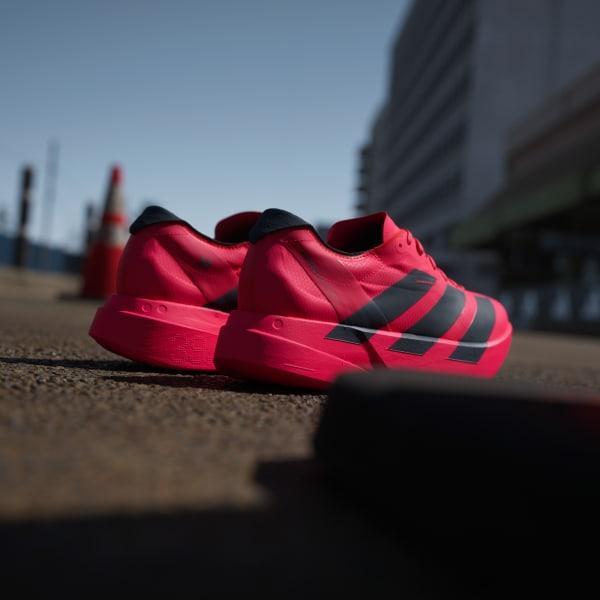 adidas Adizero Adios Pro 4 Shoes Lucid Red 9.5 Mens Product Image