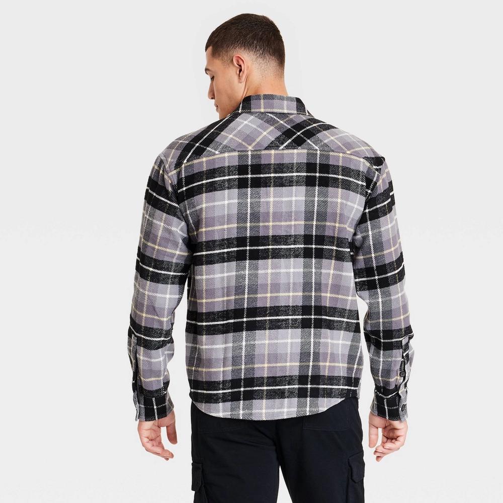 Men's Heavyweight Flannel Long Sleeve Button-Down Shirt - Goodfellow & Co™ Product Image