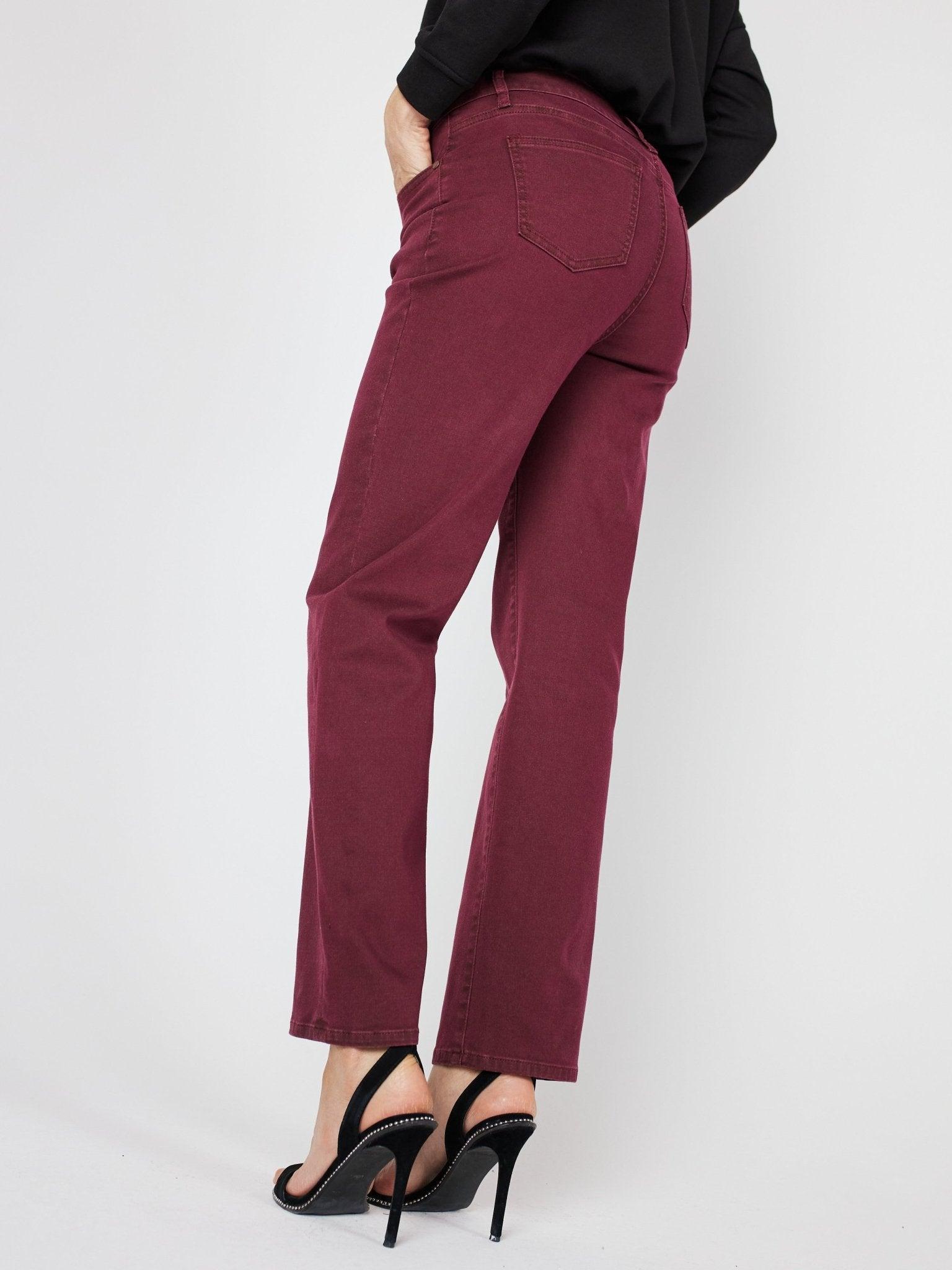 Westport Signature 5 Pocket Colored Denim Straight Leg Jean Product Image