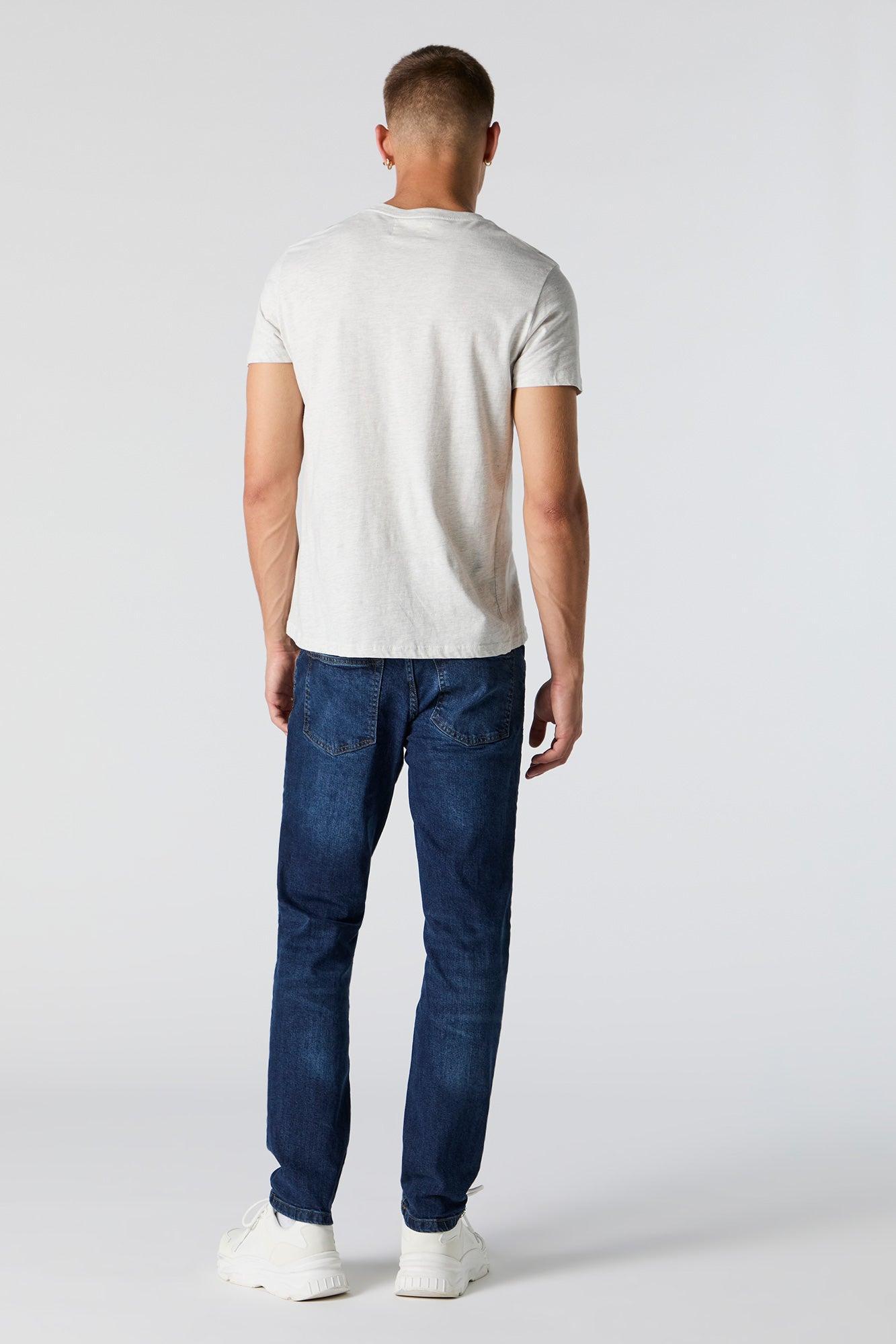 Dark Wash Athletic Jean Male Product Image