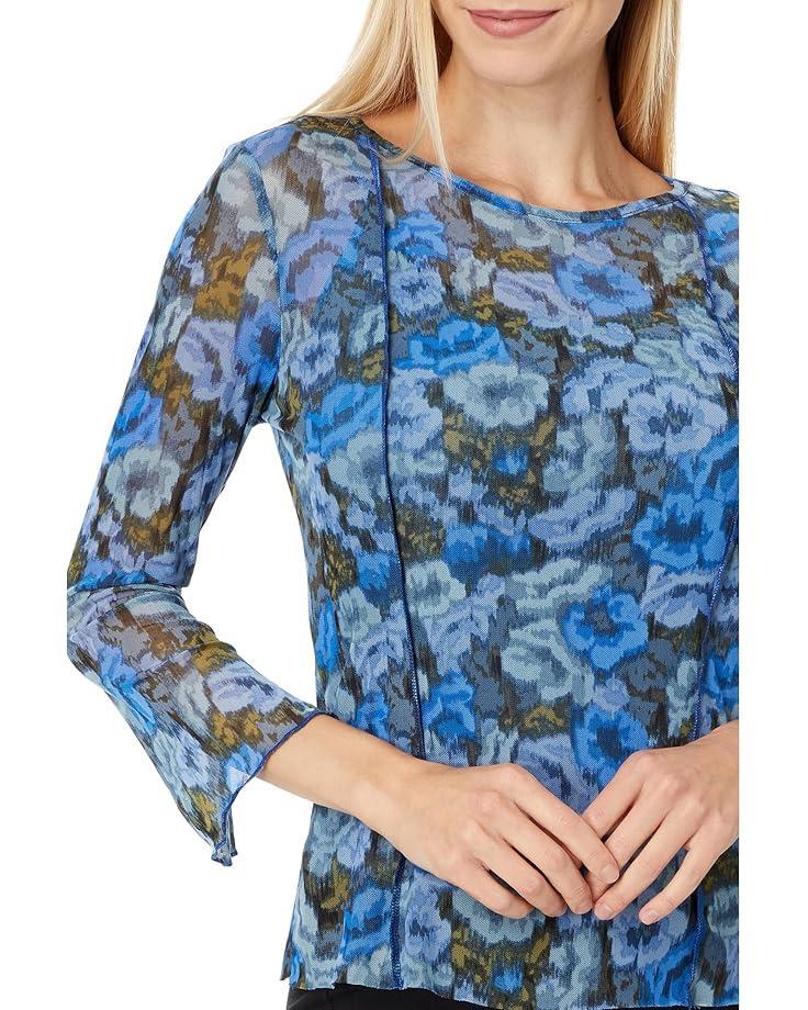 Short Sleeve Crew Neck Blouse Product Image
