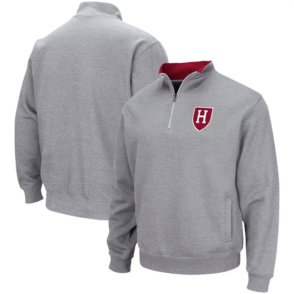 Men's Colosseum Heathered Gray UCLA Bruins Tortugas Team Logo Quarter-Zip Jacket, Size: 3XL, Grey Product Image