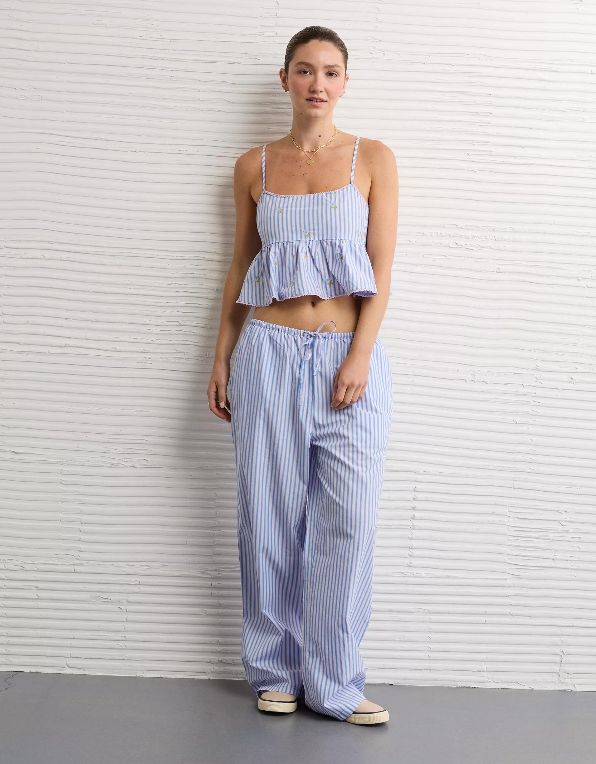 AE x The Summer I Turned Pretty Peplum PJ Set Women's Product Image