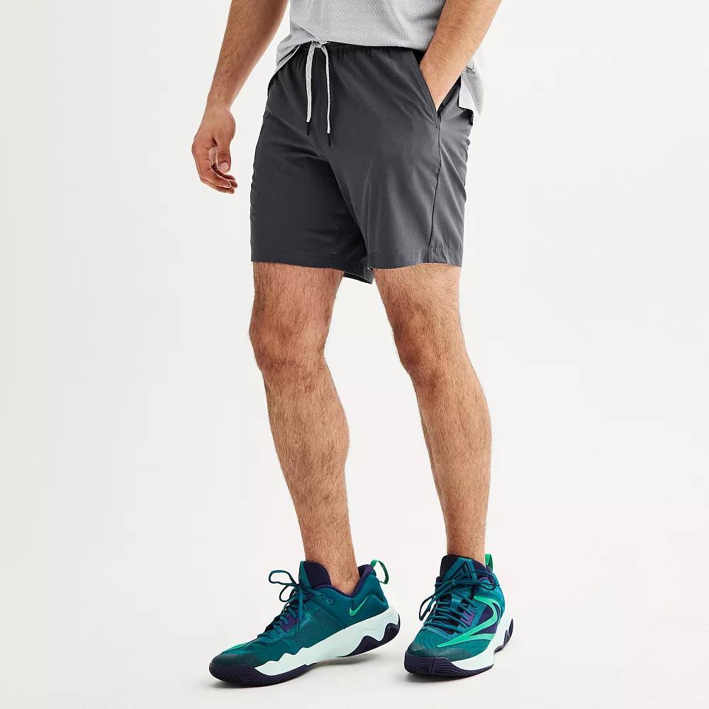 Men's FLX Core Dynamic 7-in. Stretch Lined Shorts, Size: Large, Dark Gray Product Image