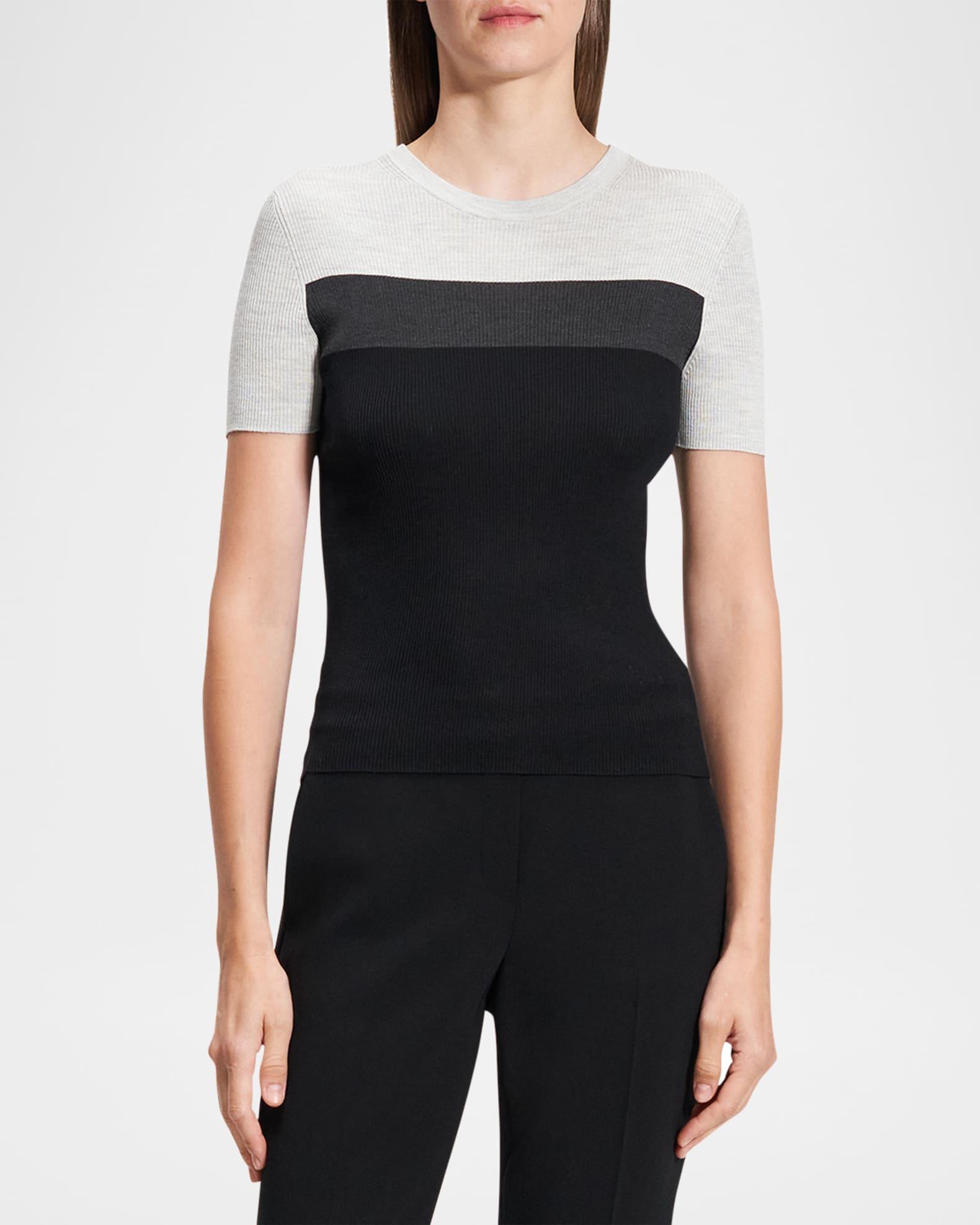 Washable Silk Basic Tee Product Image