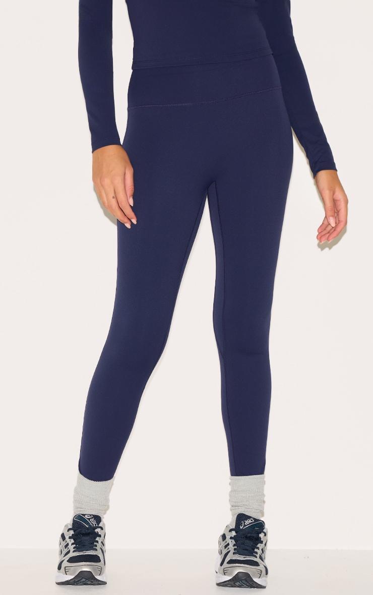 Navy Ultimate Sculpt High Waist Gym Leggings Product Image