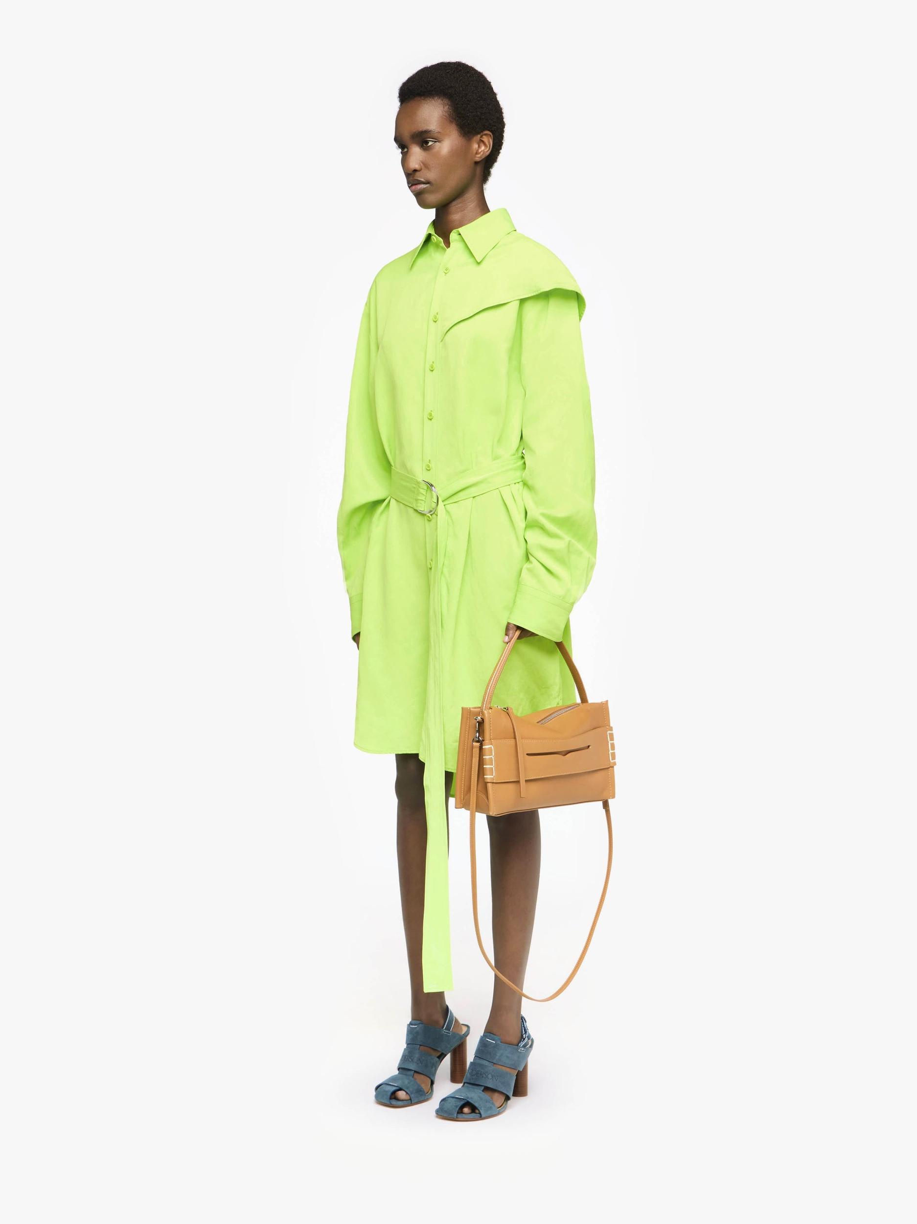 CAPE SHOULDER SHIRT DRESS Product Image