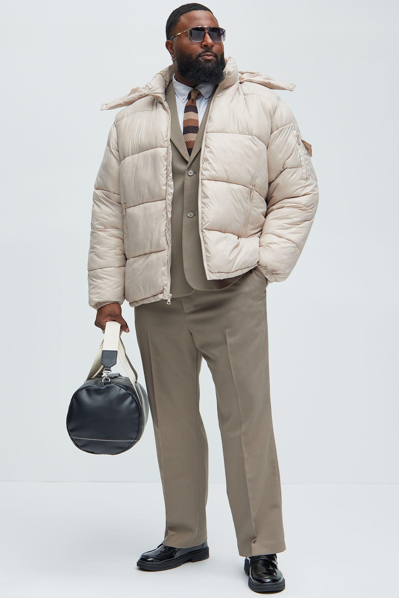Nixer Puffer Jacket - Tan Product Image