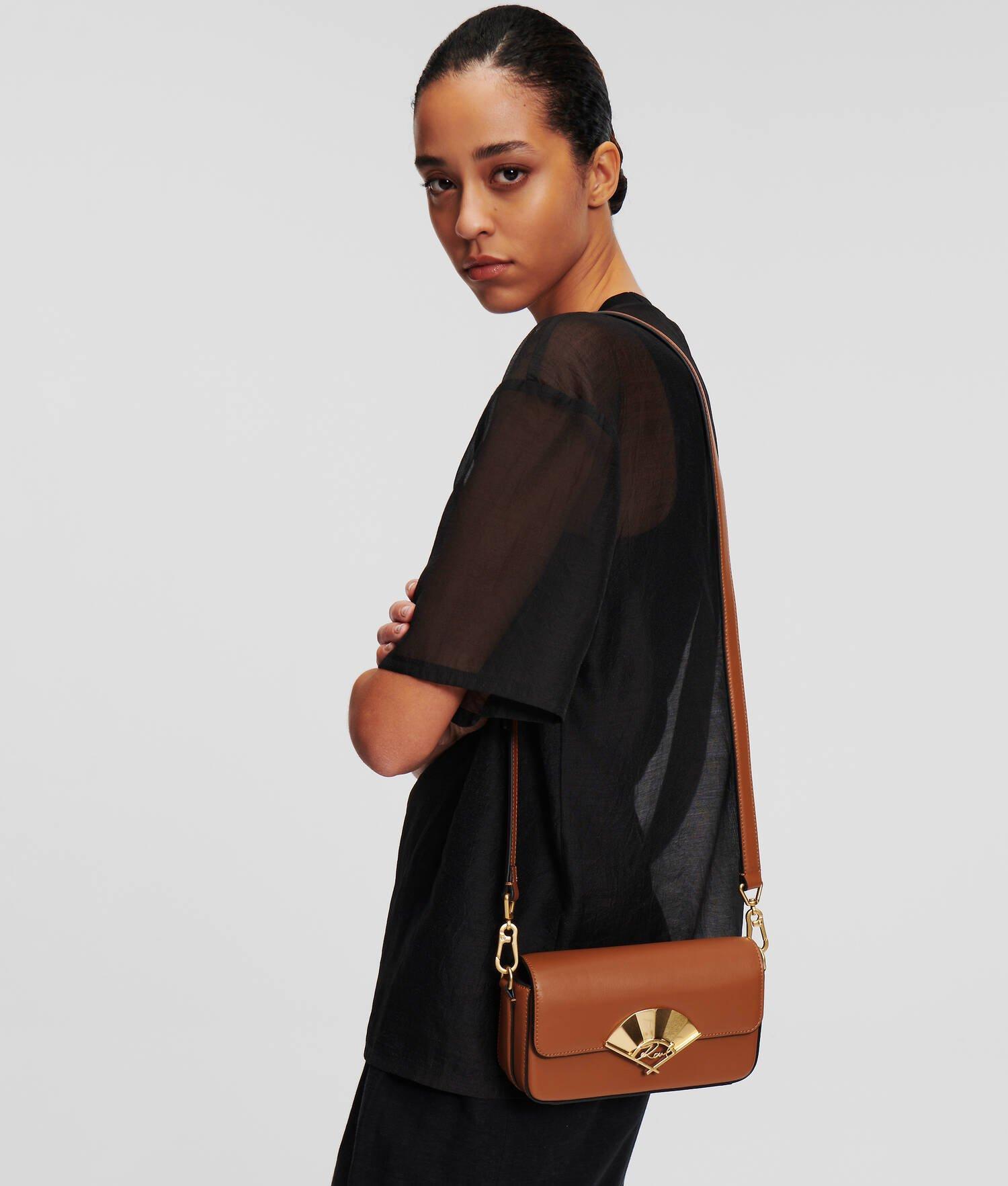K/SIGNATURE FAN SMALL CROSSBODY BAG Product Image