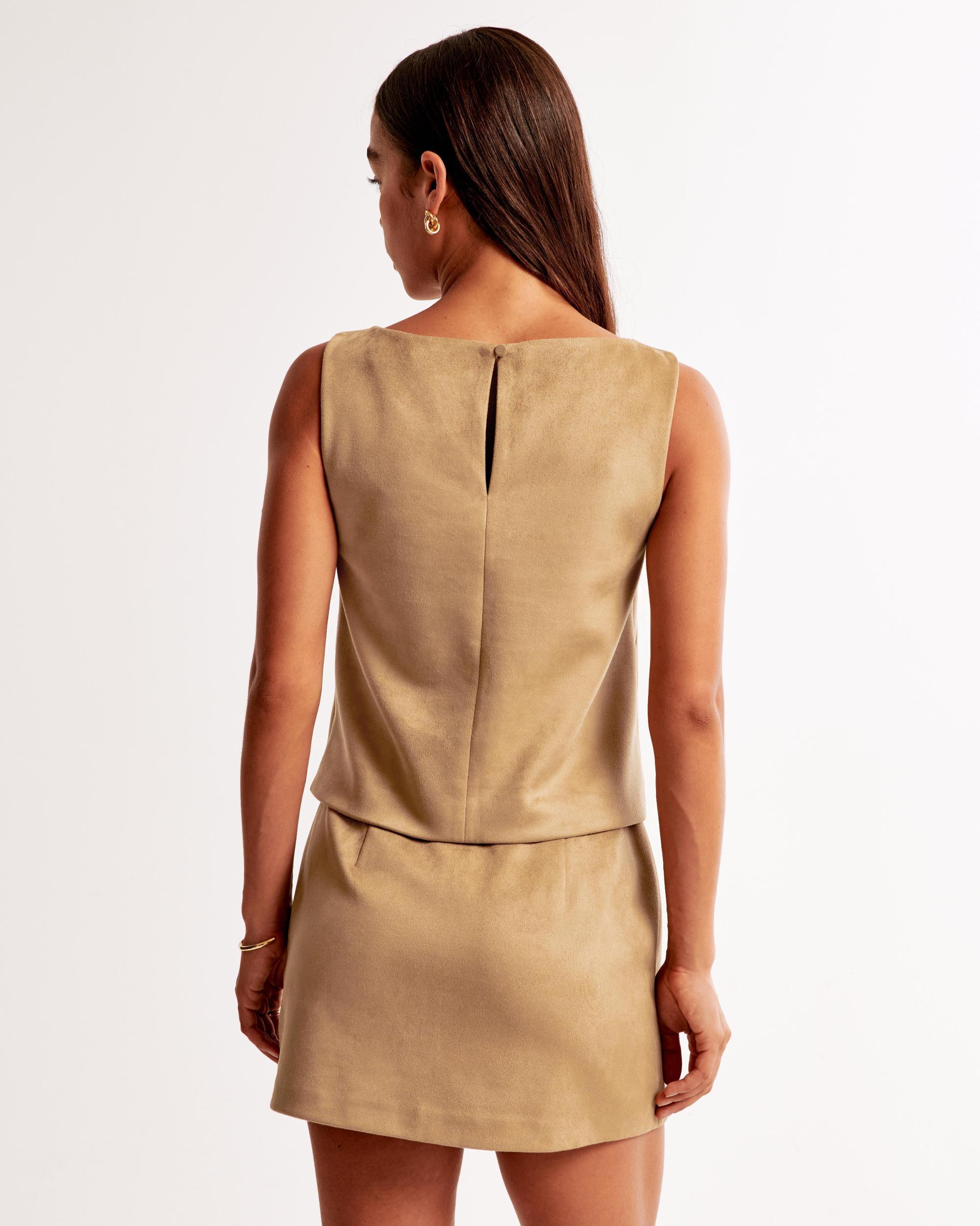 Vegan Suede Shell Top Product Image