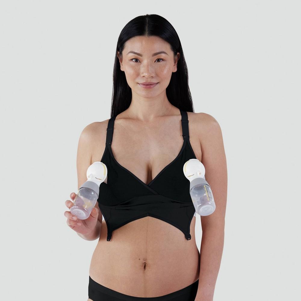 Bravado Designs Original Pumping and Nursing Bra 12006V, Women's, Size: Large, Black Product Image