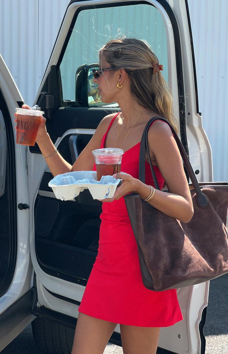 Shantel Red Mini Dress Product Image