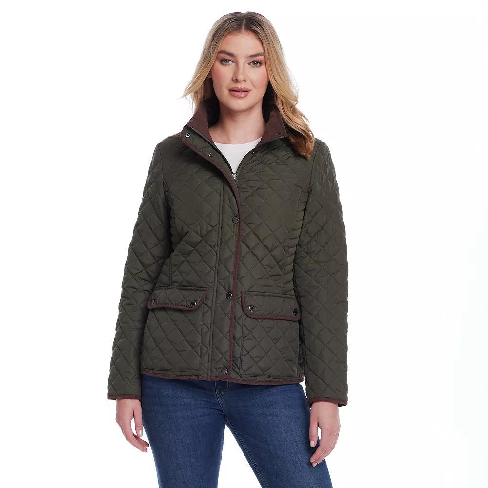Women's Weathercast Quilted Barn Jacket, Size: Large, Red Pepper Product Image