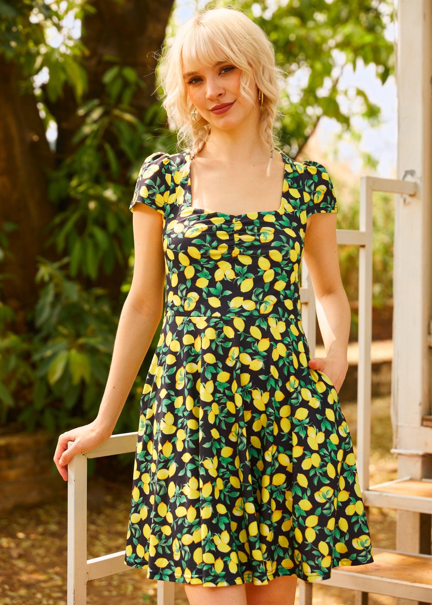 Zest for Life Sweetheart Dress Product Image